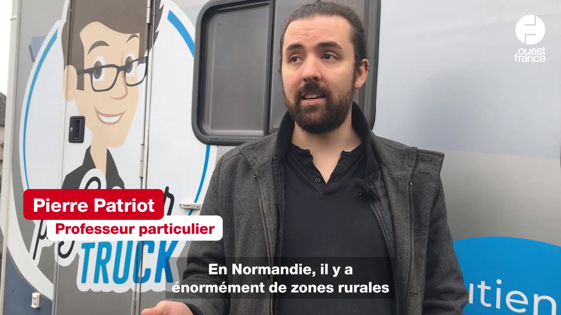 Professeur Truck en zone rurale : Pierre Partiot dans Ouest-France