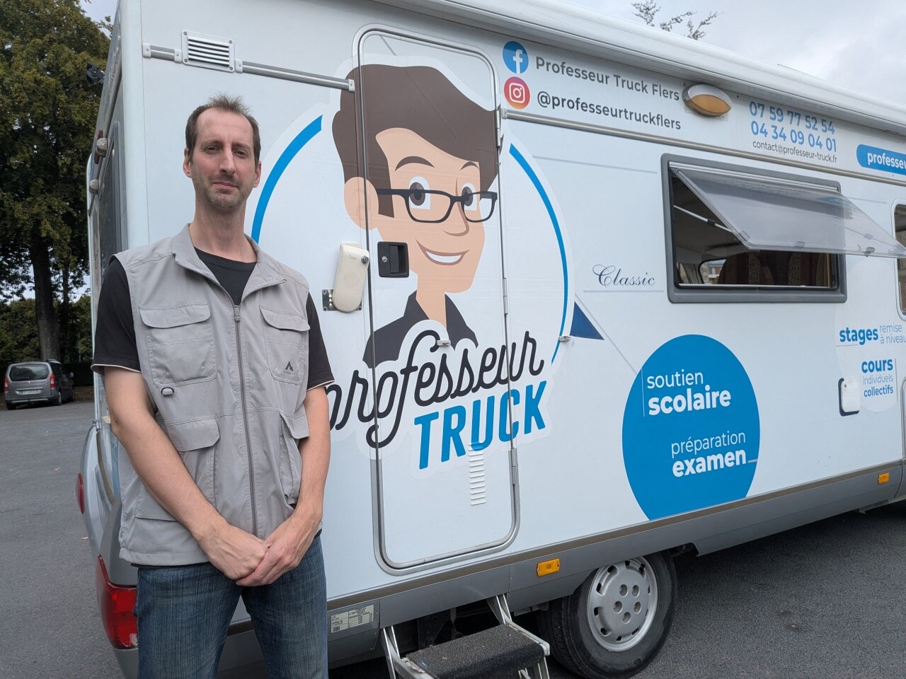 Sébastien change de vie pour aider les jeunes à bord de son camping-car : « Une vocation »