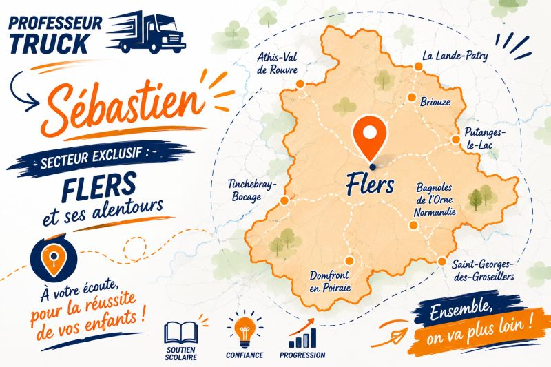 Sébastien, votre Professeur Truck à Flers et dans ses alentours