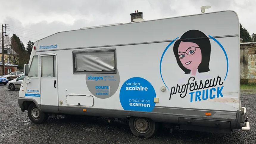 France Info : Professeur Truck, du soutien scolaire en zone rurale