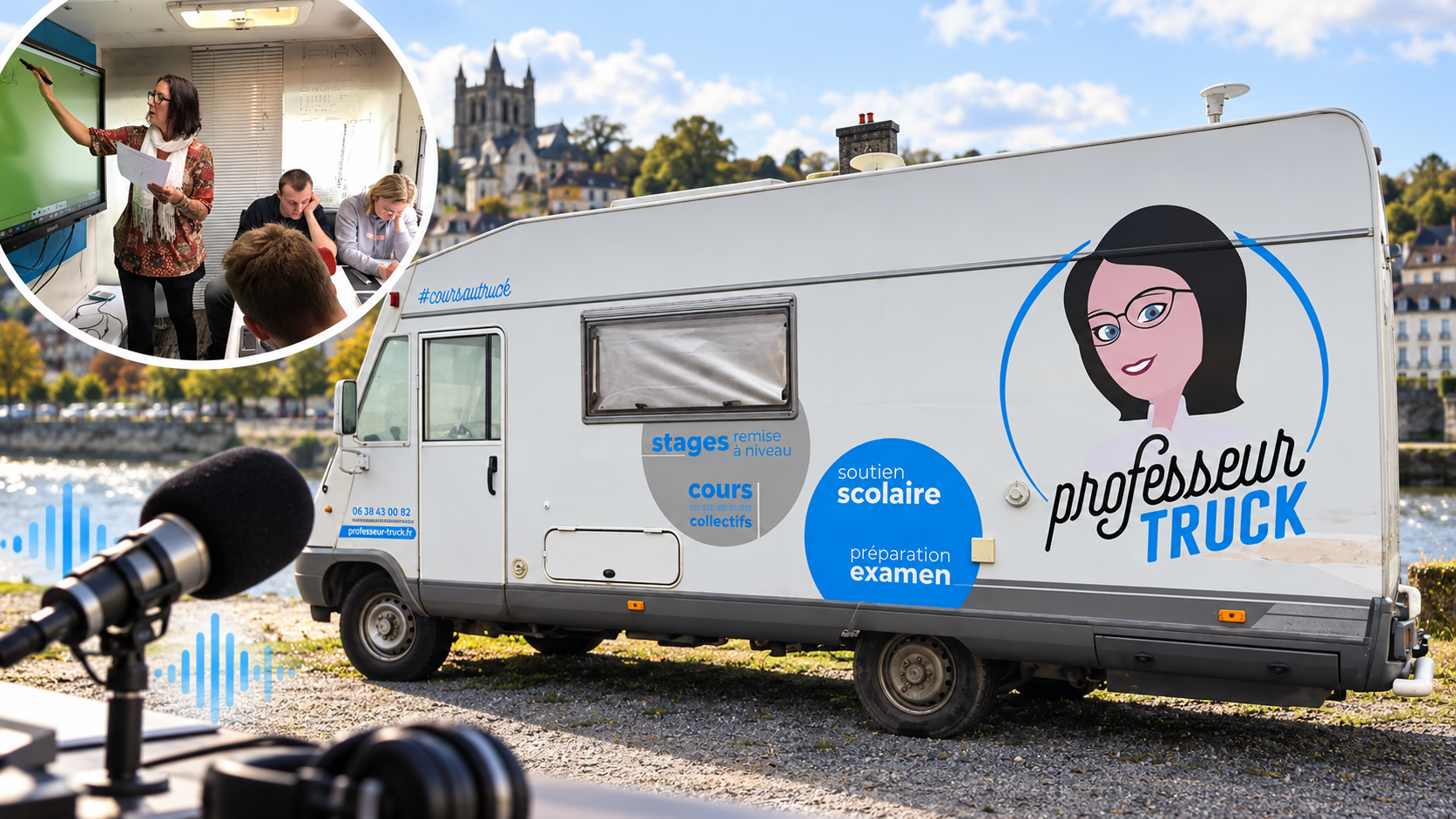 Professeur Truck sur ICI Normandie : soutien scolaire mobile et professeurs nomades